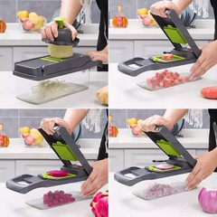 Fullstar 6-in-1 Mandoline Spiralizer Food Slicer – Black
