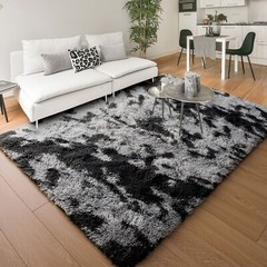 Modern Fluffy Area Rugs Non Slip Shaggy Floor Mat Carpet for Bedroom Living Room