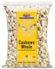 Rani Raw Cashews Whole (uncooked, unsalted) 28oz (800g)