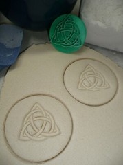 TRINITY TRIQUETRA CELTIC KNOT COOKIE STAMP EMBOSSER MADE IN USA PR4450