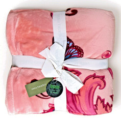 Vera Bradley Plush Wicked Throw Blanket in She’s So Good 50″ x 80″ Sealed New