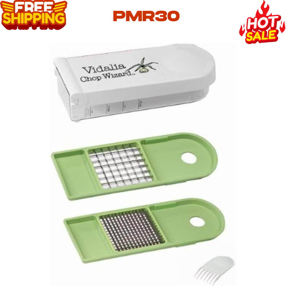 Vidalia Chop Wizard Fasted/Safest/Easiest Way to Chop or Dice Fruit, Vegetables
