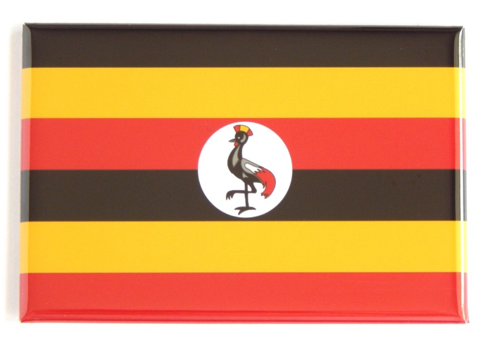 Flag of Uganda FRIDGE MAGNET
