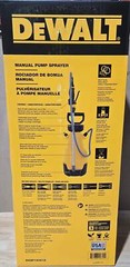 Dewalt 190612 2 Gal Manual Pump Sprayer New Gallon Garden Lawn Deck