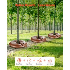 Tree Watering Ring 4 Packs 16 Gallons Slow Release Tree Drip Irrigation Bag