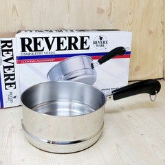 Vintage Revere Ware Stainless Steel Double Boiler Insert For 2qt & 3qt Sauce Pan