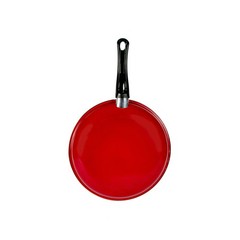Smart Home 12-inch Non-Stick Red Fry Pan