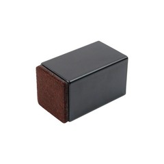 1 1/2 Inch Black Bed Risers Carbon Steel Metal Sofa Square Risers 4 Pack
