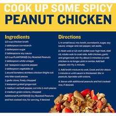PLANTERS Sweet and Spicy Peanuts, Plant-Based Protein, 16 Ounce (Pack of 1)