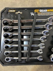Sae/Metric 72-Tooth Reversible Combination Ratcheting Wrench Tool Set (14-Piece)