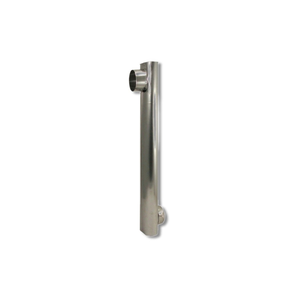 Deflect-O 7.25 in X 4.875 in Silver Aluminum Skinny Duct DAF2