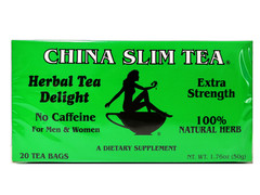 China Slim Tea Natural Herbal Tea No Caffeine 20 Teabags/Box (Pack of 3)