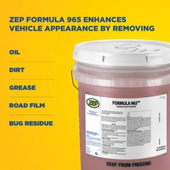 Zep Formula 965 Premium Car and Truck Wash – 5 Gallon Pail – 51733 – Prevents