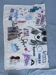 Taylor Swift Eras Tour Fleece Lightweight Throw Blanket 41” X 52”