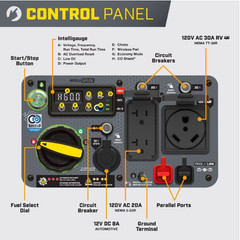 Champion 5500W Wireless Start Dual Fuel Inverter Generator with CO Shield 201408