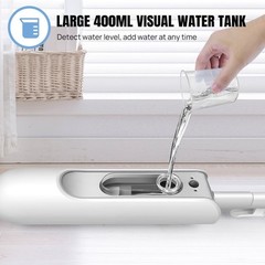 12-in-1 Hot Steam Mop Cleaner Upright & Handheld Hard Floor Carpet Steamer 5000W