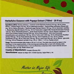 Herbafulvo Essence with Papaya Immune Boosting Herbal Dietary Supplement 2x750ml