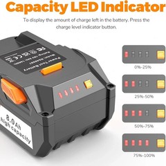 2PACK For Ridgid 18V R840085 8.0Ah Lithium-ion Battery OR Charger 18Volt R840087