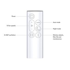 Dyson Purifier Cool Gen1 TP10 purifying fan | White/Silver | Refurbished