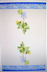 WILLIAMS SONOMA LIMONE TEA TOWELS SET OF TWO 100% COTTON TURKEY NEW WITH TAGS