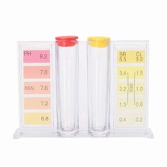 HORMY 2 Way Swimming Pool Testing Kit Water Tester For Chlorine and Ph Test USA