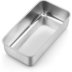 Stainless Steel Loaf Pan Durable Oven Safe Baking Dish Dishwasher Safe New