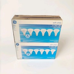 GE Soft White Floodlight Bulb 65W- 46115 (2 Packs Of 6 Bulbs Totaling 12 Bulbs)
