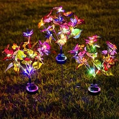 Butterfly Solar Stake Lights Outdoor Garden landscape Lamp Decor Waterproof