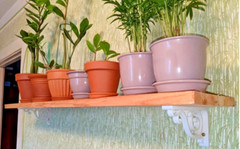 2 Decorative White Shelving Brackets 5 in X 6.5 in Durable Strong Elegant Sturdy