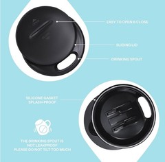16 oz (470 ml) Insulated Coffee Mug with Handle and Lid, Coffee Cup Thermal Cup
