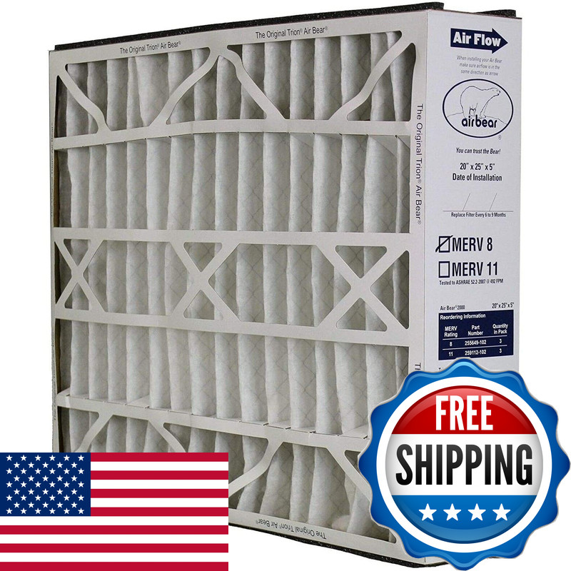 Trion 255649-102 Air Bear 20 X 25 X 5 Inch Merv 8 High Performance Air Purifier