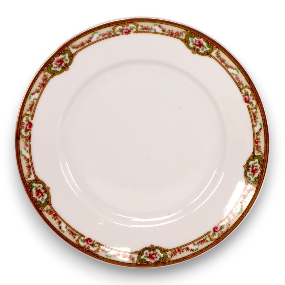 Théodore Haviland The Belfort Lunch Plate Pink Roses Vintage 1910 France