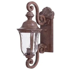 The Great Outdoors 8990-61 1 Light 19.75″ Height Outdoor Wall Sconce in Vintage