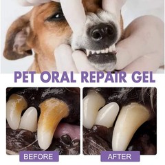 Pet Oral Repair Gel Puppy Tartar Removal Odor Eliminator Whiten Cats Dogs Teeth