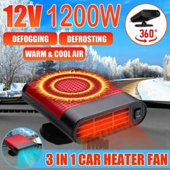 Small Space Heater 170W 2 Gears 18V Battery Operated Electric Fan Heater
