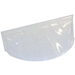 Window Well Cover Plastic Heavy-Duty Clear 19×15 in Basement Protector Durable