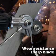 Electric Drill Plate Cutter Sheet Metal Nibbler Precise Cutting Sheet Cutter US
