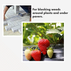 Heavy Duty Landscape Fabric 3.5 oz, Weed Barrier Garden Mat, Different Sizes