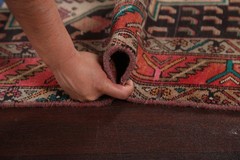 Vintage Pink Traditional Area Rug 5×11 Hand-knotted Wool Geometric for Any Room