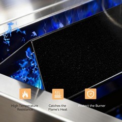 Flavorizer Bars and Grill Burner for Weber Spirit I II 200 Series E210 E220 S210