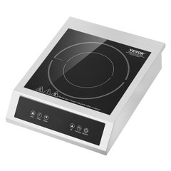 VEVOR Portable Commercial Induction Cooktop 1800W Countertop Burner 9Temp Levels