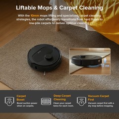 Roborock QV 35A Robot Vacuum, 8000Pa, Obstacle Avoidance – Certified Refurbished