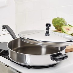Farberware Classic Series Stainless Steel 4.5-Qt. Sauté Pan & Lid