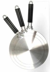 Upromax Induction Cooktop Converter Disk Stainless Steel Plate Set 3 Pcs