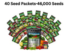 20-50 Variety Heirloom Vegetable Herb Seeds Kit 10000-50000 Bulk Garden Seed Lot