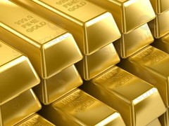 1kg Shiny Fake Gold Bar Bullion Brick Door Stop/Paperweight CAS