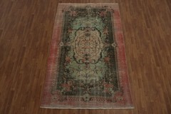 Anatolian Turkish Area Rug 5×9 Distressed Vintage Hand-knotted Wool for Any Room