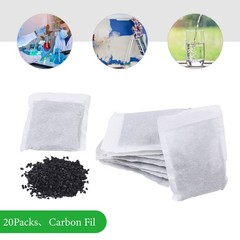 20 Pack Home Activated Charcoal Carbon Filter Bags For Water Distiller Purifier