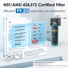 Waterdrop 10UB-CM 6 Months Under Sink Water Filter (Include: System+Faucet）