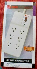 Surge Protector 120 Volts 60 HZ 15 AMPS 6 Plug Ins ACCO 50645 Centurion Series